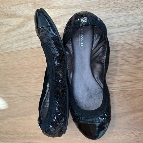 Coach ballet flats - size 5 - Picture 2 of 3